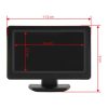 4,3" LCD displej do cúvacej kamery