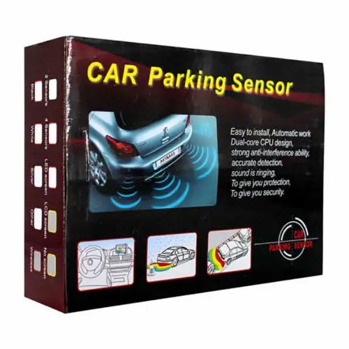 Profesionálny 4-senzorový parkovací radar s LCD displejom