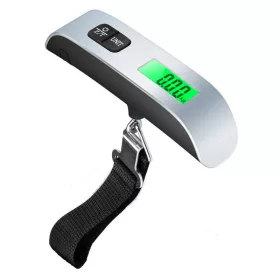   Elektronická ručná váha, LCD displej, nosnosť maximálne 50 kg, s upevňovacím popruhom