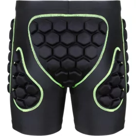   MotoShield Pánske motocyklové chráničové nohavice čierno-zelené M