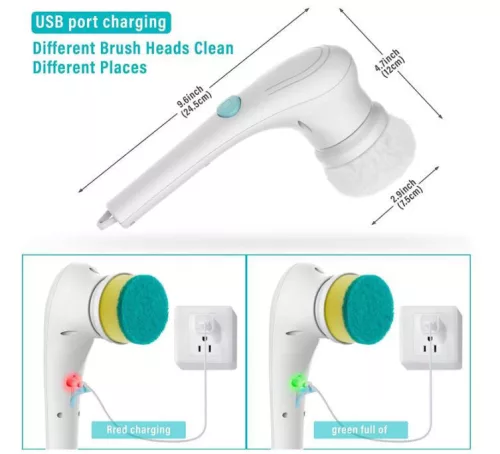 Elektrická umývacia kefa s otočnou hlavicou