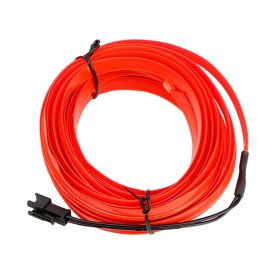   4,5 metrový červený LED pás do auta alebo na motorku so zapaľovačom