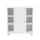 Biela umývadlová kúpeľňová skrinka, komoda