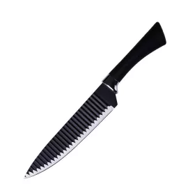 6-dielna sada kuchynských nožov - čierna