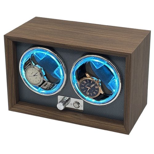 Elegantná krabica na hodinky 2-dielna automaticky otáčajúca sa