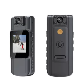   V bunke je text:
Mini testovacia kamera s HD IPS obrazovkou, otočným objektívom 180° a zadným klipom