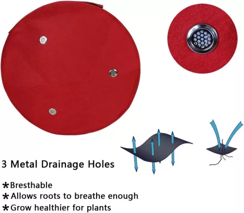 Kvetináč Laxllent Textil 2 veľké 2 malé zelené