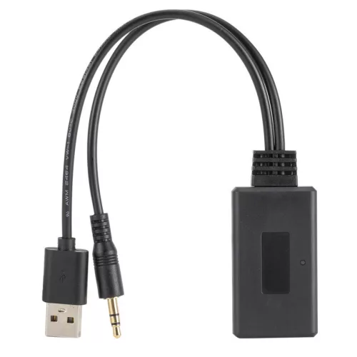 Automobilový AUX Bluetooth audio vysielač a prijímač