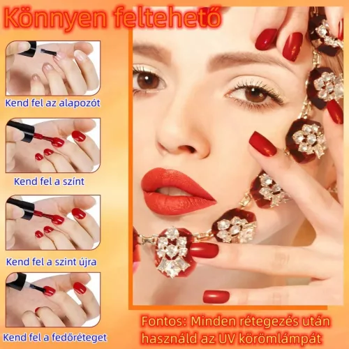 Sada súprava lakov na nechty 6 + 3 ks