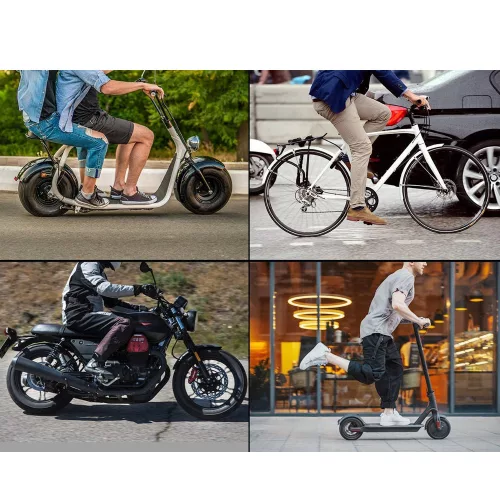 Motocykel, bicykel kotúčová brzda zámok, 120 dB alarm