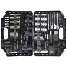   V bunke je text: Sada 246 kusov vrtákov a skrutkovacích hrotov Anji Depot.