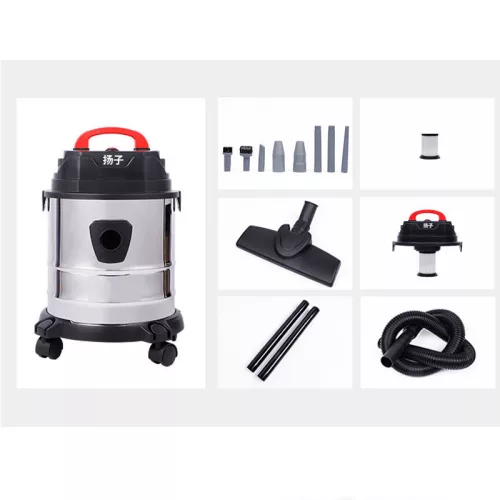 Tyčový mokrý vysávač - 1800W, nehrdzavejúca oceľ + deväťdielna sada + filtračný prvok