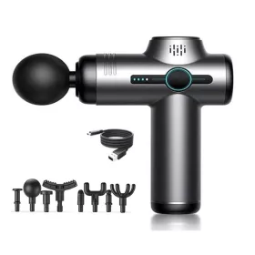   V1 Masážna pištoľ s 8 masážnymi hlavicami, 6 rýchlostnými stupňami.