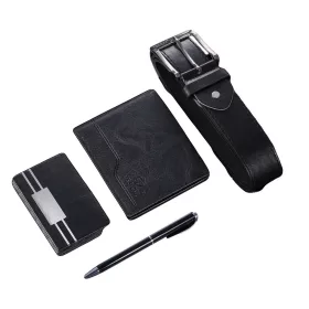   Prestížna 4-dielna elegantná pánska sada doplnkov v darčekovom balení