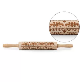 Valcová s vianočným vzorom