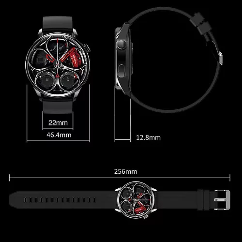 Inteligentné hodinky GT5, strieborné