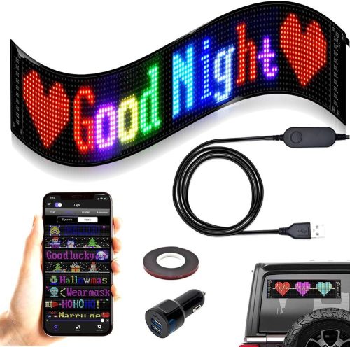 Programovateľný LED displej do auta