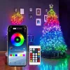 10 metrový vianočný svetelný reťazec - aplikácia + diaľkové ovládanie