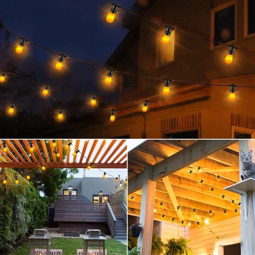 15 metrov vonkajšie svetelná reťaz