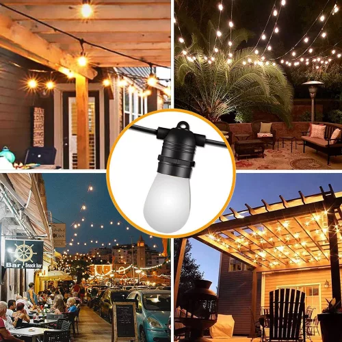 15 metrov vonkajšie svetelná reťaz