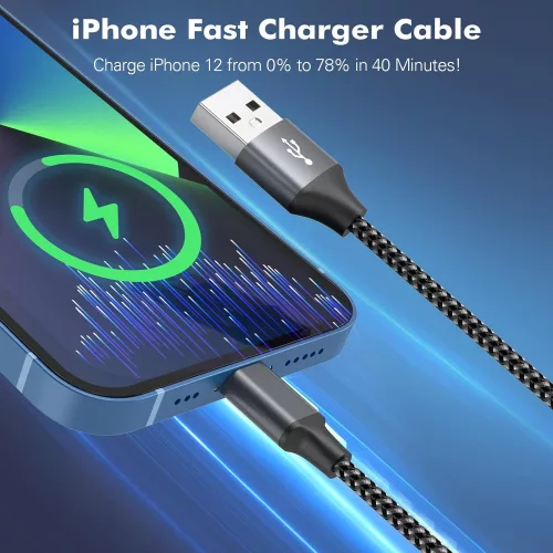 Amoner 6-dielny súprava káblov pre iPhone pre iOS