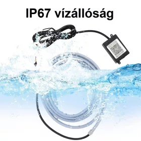   180 cm dlhý LED pás do auta s Bluetooth – aplikácia + diaľkové ovládanie