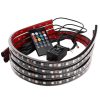Bluetooth automotívna LED páska - 120x90 cm, aplikácia + diaľkové ovládanie