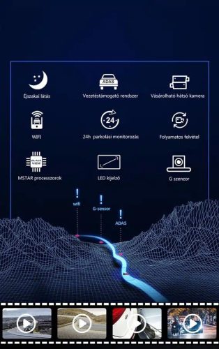 Azdome M17 palubná kamera