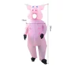 Nafukovací kostým prasaťa na prezliekanie