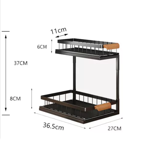Dvojité police do kuchyne