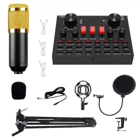 V8S Podcast, karaoke mixážny pult s mikrofónom