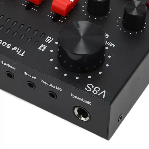 V8S Podcast, karaoke mixážny pult s mikrofónom