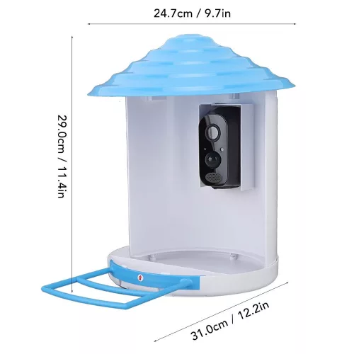 Solárny vtáčí kŕmidlo s kamerou Birdy