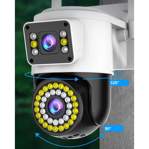 Harken dvojšošovková bezpečnostná kamera s wifi pripojením