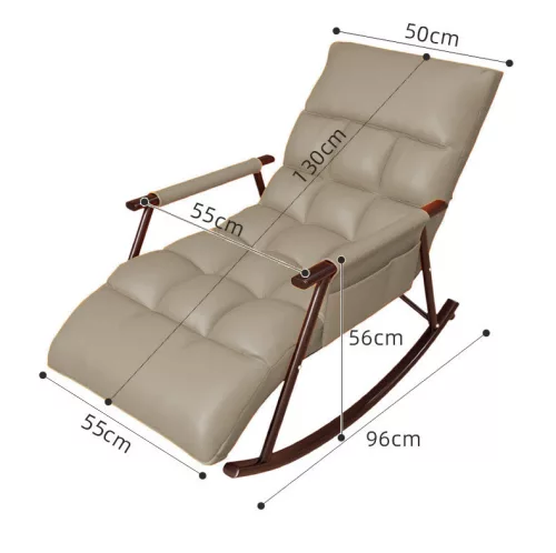 Relaxačné kreslo v svetlosivej farbe