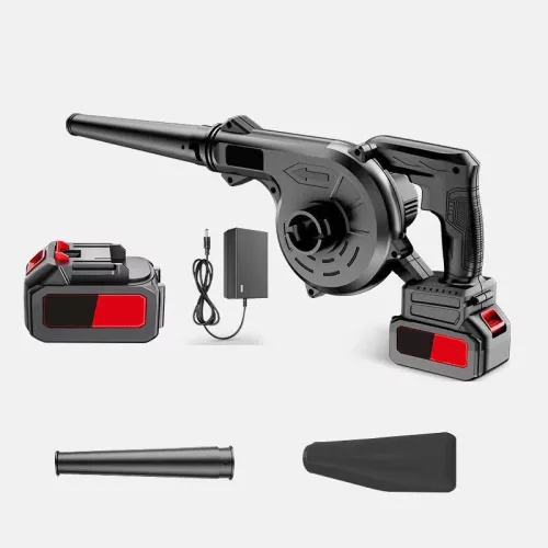 Dvojfunkčná akumulátorová fúkačka a vysávač