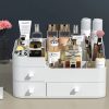 Kozmetický a kozmetický úložný box s zásuvkami – praktický organizér do kúpeľne a spálne.
