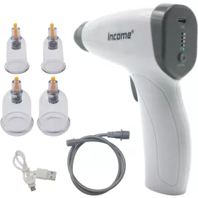   Elektrická bankovacia súprava - 4-hlavý masážny set proti celulitíde