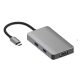 Qhou USB C -> USB 3.0, USB 2.0, VGA, SD a TF karta, HDTV prevodnik