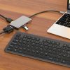 Qhou USB C -> USB 3.0, USB 2.0, VGA, SD a TF karta, HDTV prevodnik