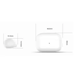 Bluetooth slúchadlá EchoWave mini, biele
