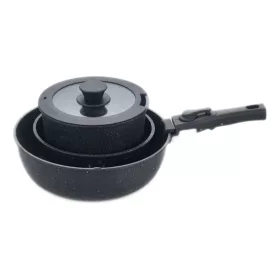   Odnímateľná rukoväť 5-dielna sada riadu - Moderné, priestorovo úsporné a praktické riešenie do každej kuchyne.