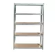 Regál, kovový stojan, 5 políc, 180x90x40 cm nosnosť 875 kg