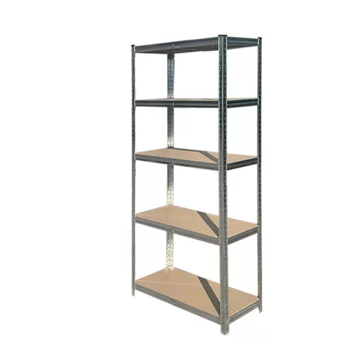 Regál, kovový stojan, 5 políc, 180x90x40 cm nosnosť 875 kg