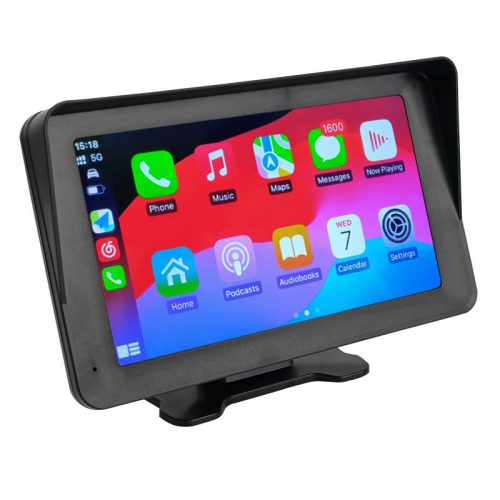 7" autós kijelző carplay+ Androidautó, tolatókamerávalPreklad: 7" automobilový displej carplay+ Androidautó, s cúvacou kamerou