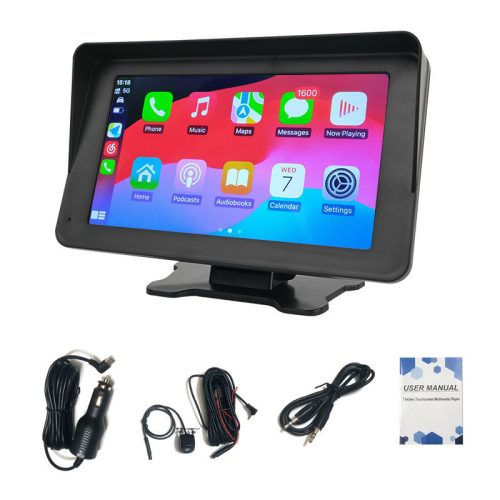 7" autós kijelző carplay+ Androidautó, tolatókamerávalPreklad: 7" automobilový displej carplay+ Androidautó, s cúvacou kamerou