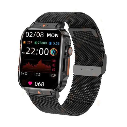 V bunke je text: L81 inteligentné hodinky čierne, darčekový silikónový remienok