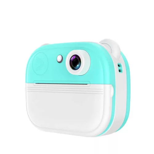 Detský digitálny fotoaparát s okamžitou tlačou, modrý