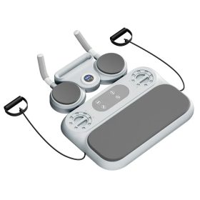   Robiflex Multifunkciós hasizomtréner gumiszalaggal és könyöktámasszal – Teljes testet formáló otthoni fitneszeszköz