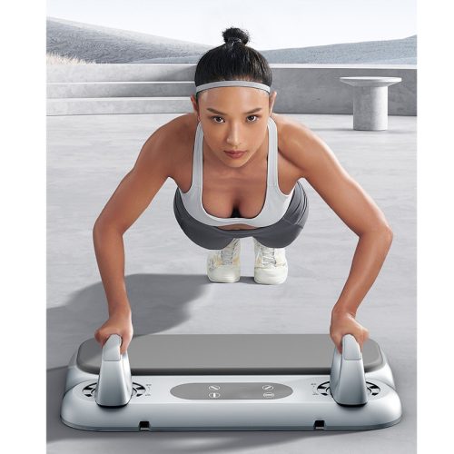 Robiflex Multifunkciós hasizomtréner gumiszalaggal és könyöktámasszal – Teljes testet formáló otthoni fitneszeszköz